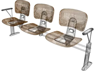 Chairs Office 3D Model preview