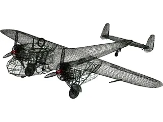 Dornier Do 17Z 3D Model preview