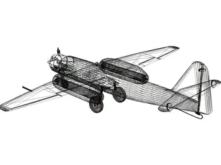 Arado AR-234 3D Model preview
