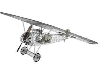 Toy Airplane 3D Model preview