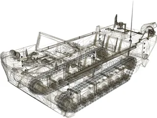 M29 Weasel 3D Model preview