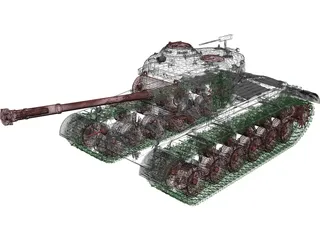 Pershing 3D Model preview
