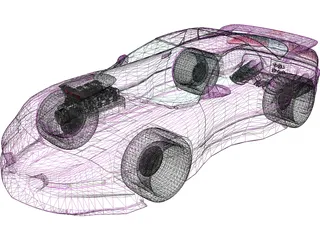 Pontiac Firebird [Supercharged] 3D Model preview