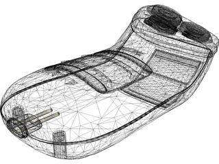 Philips Philishave Electric Shaver 3D Model preview