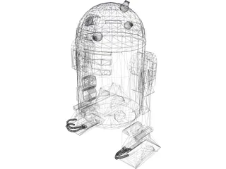 Star Wars R2D2 3D Model preview