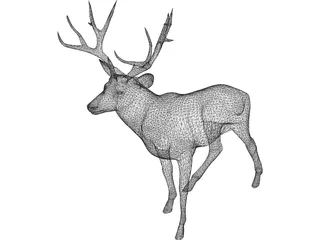 Stag 3D Model preview