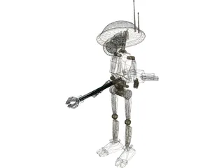 Pit Droid (Star Wars Episode I) 3D Model preview