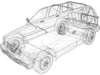 Kia Sportage 3D Model preview