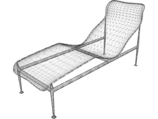 B&B Italia Garden Chair 3D Model preview