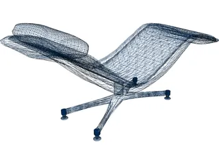 Chair Larus Relax 3D Model preview