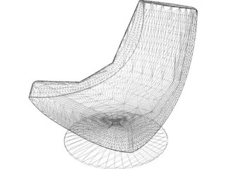 Chair Olivier Lounge 3D Model preview