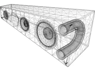 Speaker 3D Model preview