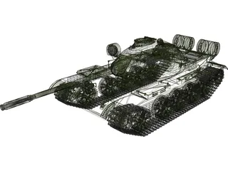 T-55 3D Model preview