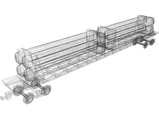 Pipe Carrier 3D Model preview