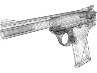 Pistol 3D Model preview