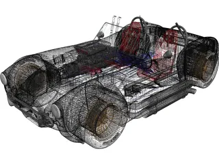 Shelby Cobra [Supercharged] 3D Model preview