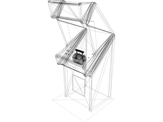 Atari Lunar Lander Arcade Game 3D Model preview