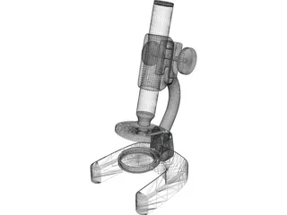 Microscope 3D Model preview