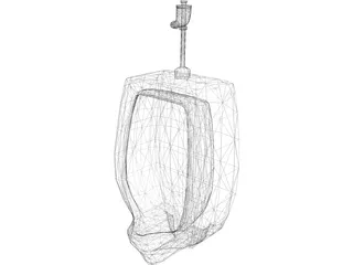 Urinal 3D Model preview