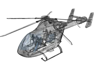 MD-900 Explorer 3D Model preview