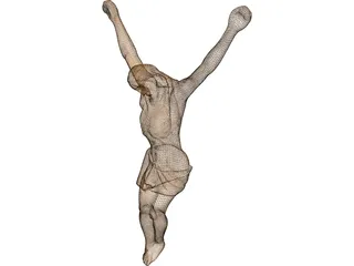 Christ Statue 3D Model preview
