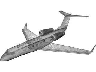 Gulfstream IV 3D Model preview