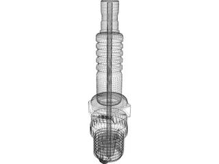 Spark Plug NGK 3D Model preview