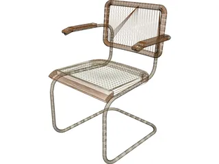 Chair Breuer 3D Model preview