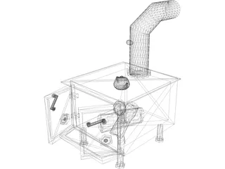 Stove 3D Model preview