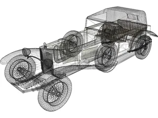 Mercedes-Benz (1928) 3D Model preview