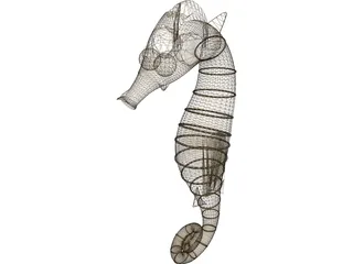 Seahorse 3D Model preview