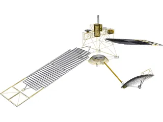 Mars Global Surveyor 3D Model preview