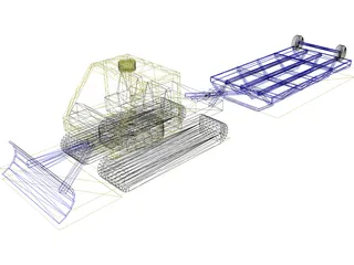 Bombardier BR-275 Groomer [+Drag] 3D Model preview