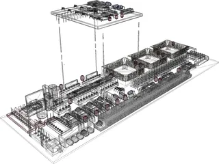 Computer Card 3D Model preview