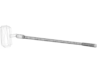 Golf Club Putter 3D Model preview
