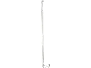 Hockey Stick 3D Model preview