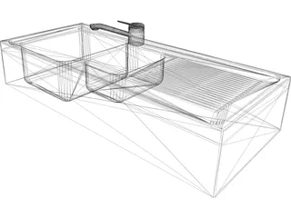 Kitchen Sink 3D Model preview