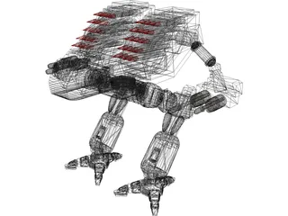 Mad Dog Battletech 3D Model preview