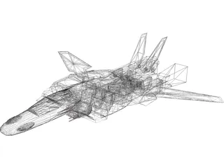 Veritech Fighter 3D Model preview