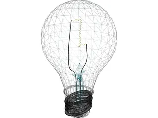 Light Bulb [+Interior] 3D Model preview