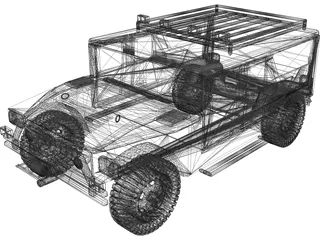 Hummer 3D Model preview