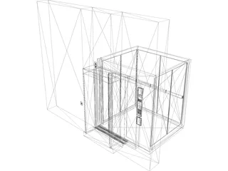 Elevator 3D Model preview