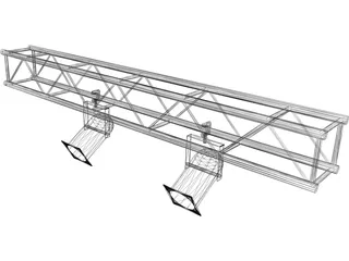 Stage Lights 3D Model preview