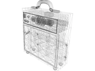 Amplifier 3D Model preview