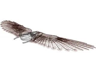 Egyptian Winged Scarab 3D Model preview