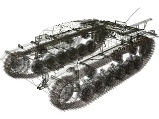 Sturmgeschuetz III 3D Model preview