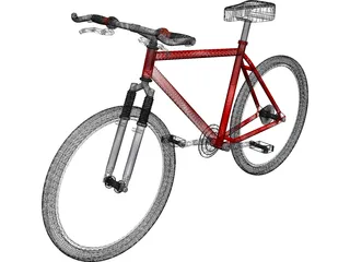Bike Mountain Pacific 3D Model preview