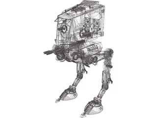 Star Wars ATST 3D Model preview