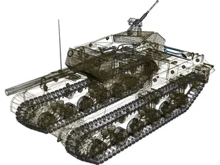 M-10 Wolverine 3D Model preview