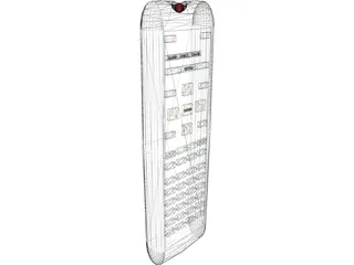 DVD Remote Control 3D Model preview